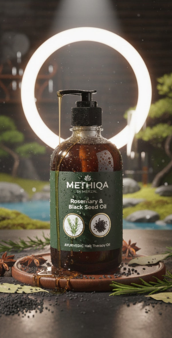METHIQA: Rosemary & Black Seed Oil-500 ML