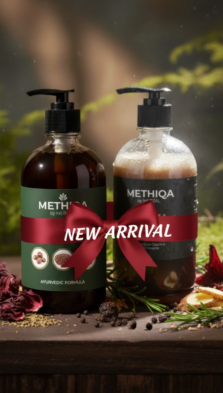 Hibiscus & Rosemary Shampoo + 15 Organic Herbs Hair Therapy Oil (250ml Each)