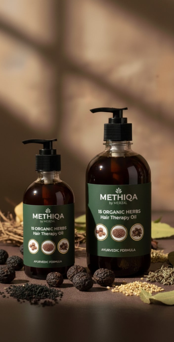 METHIQA: 15 Organic Herbs Hair Therapy Oil